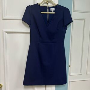 Milly Navy  Blue Cady Mini Dress size 10